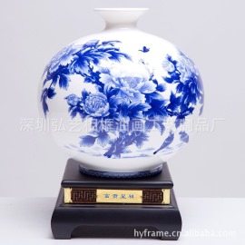 中式古典花瓶底座 木制展示架 MDF木底座 陶瓷工艺品木托