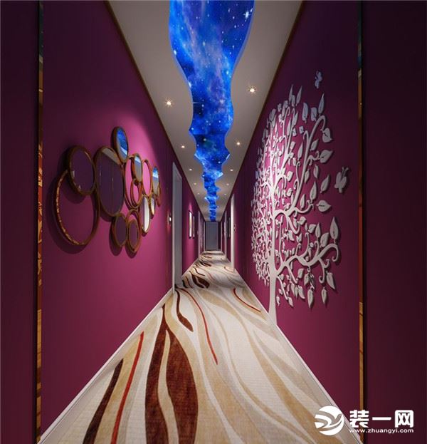 深圳新亚主题情侣房酒店翻新装修 泰尚装修公司亲力设计