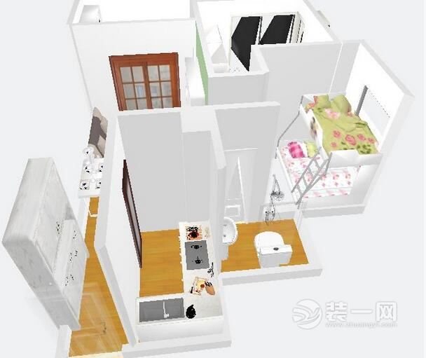 深圳荷谷美苑二房3D立体设计图