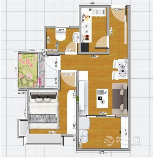 深圳荷谷美苑二房3D立体设计图